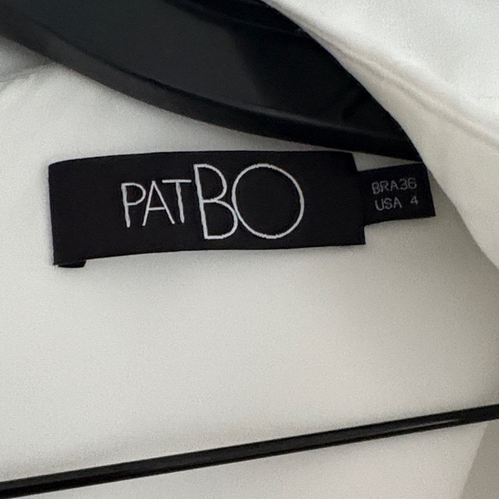 PatBO White Cutout Ruffle Mini Dress - Picture 5 of 5